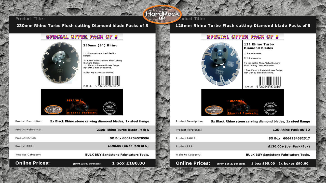 pack 5 diamond blade